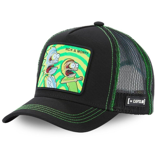 CAPSLAB Casquette Rick & Morty Psy Noir