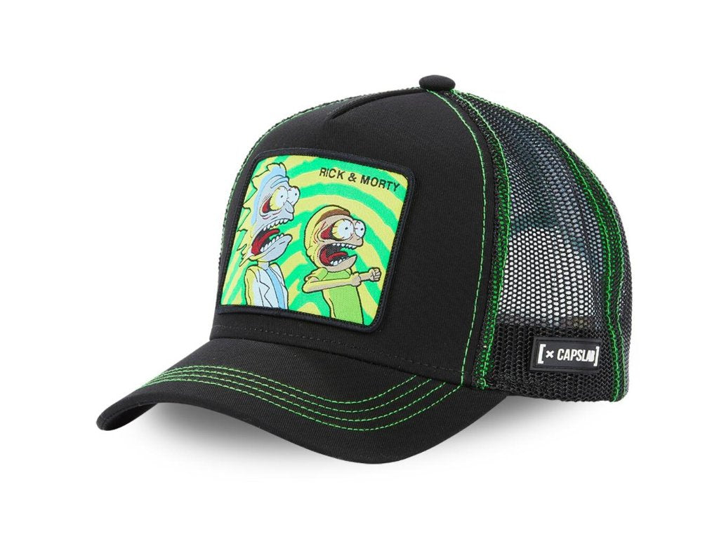 CAPSLAB Casquette Rick & Morty Psy Noir