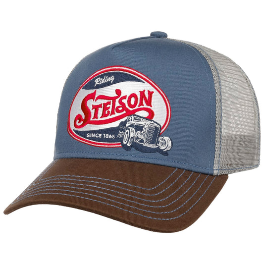 Stetson Casquette Riding Hot Rod Marron/Bleu