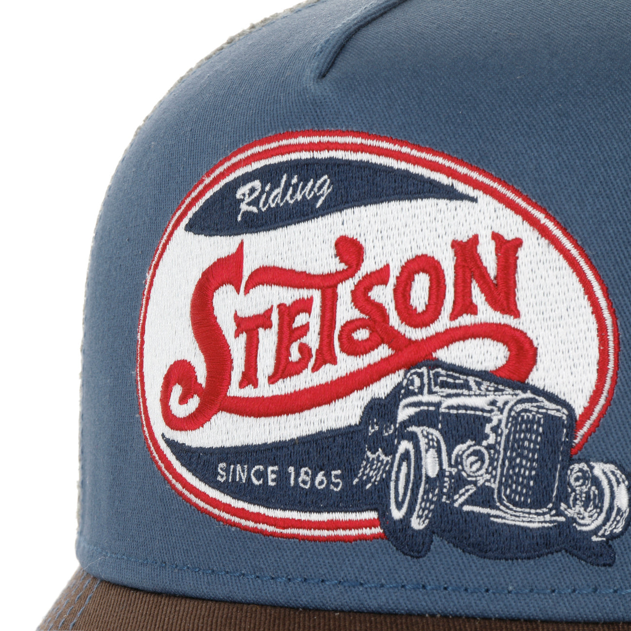 Stetson Casquette Riding Hot Rod Marron/Bleu