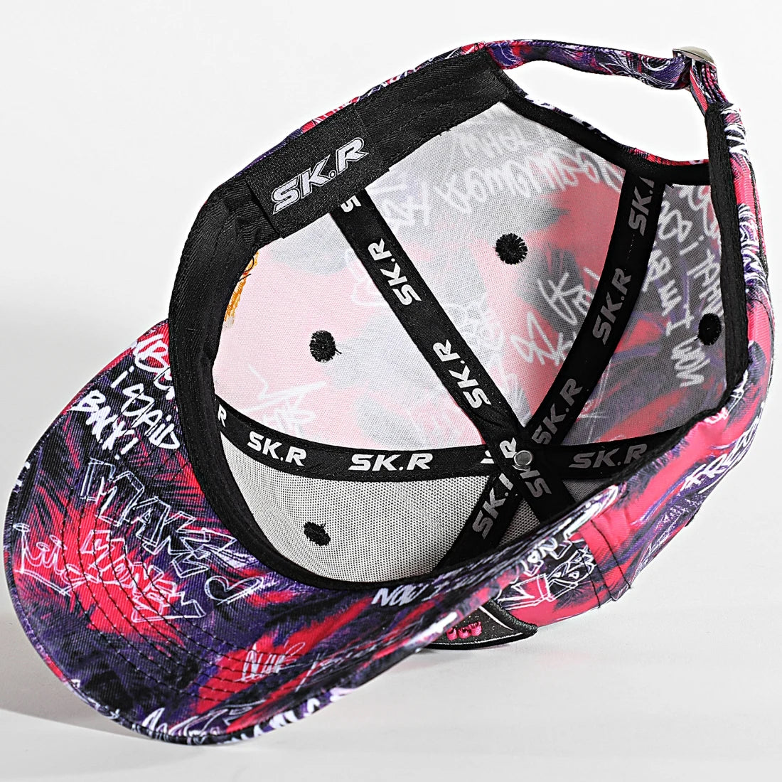 SKR Casquette Palmier Fuchsia