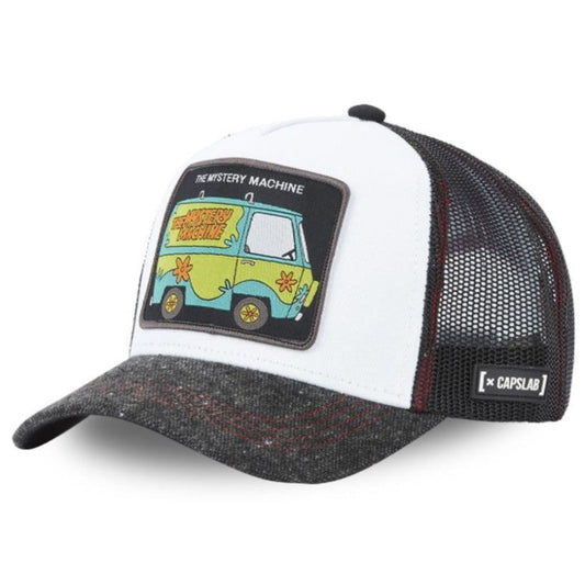 CAPSLAB Casquette Trucker Scooby-Doo Snapback Blanc