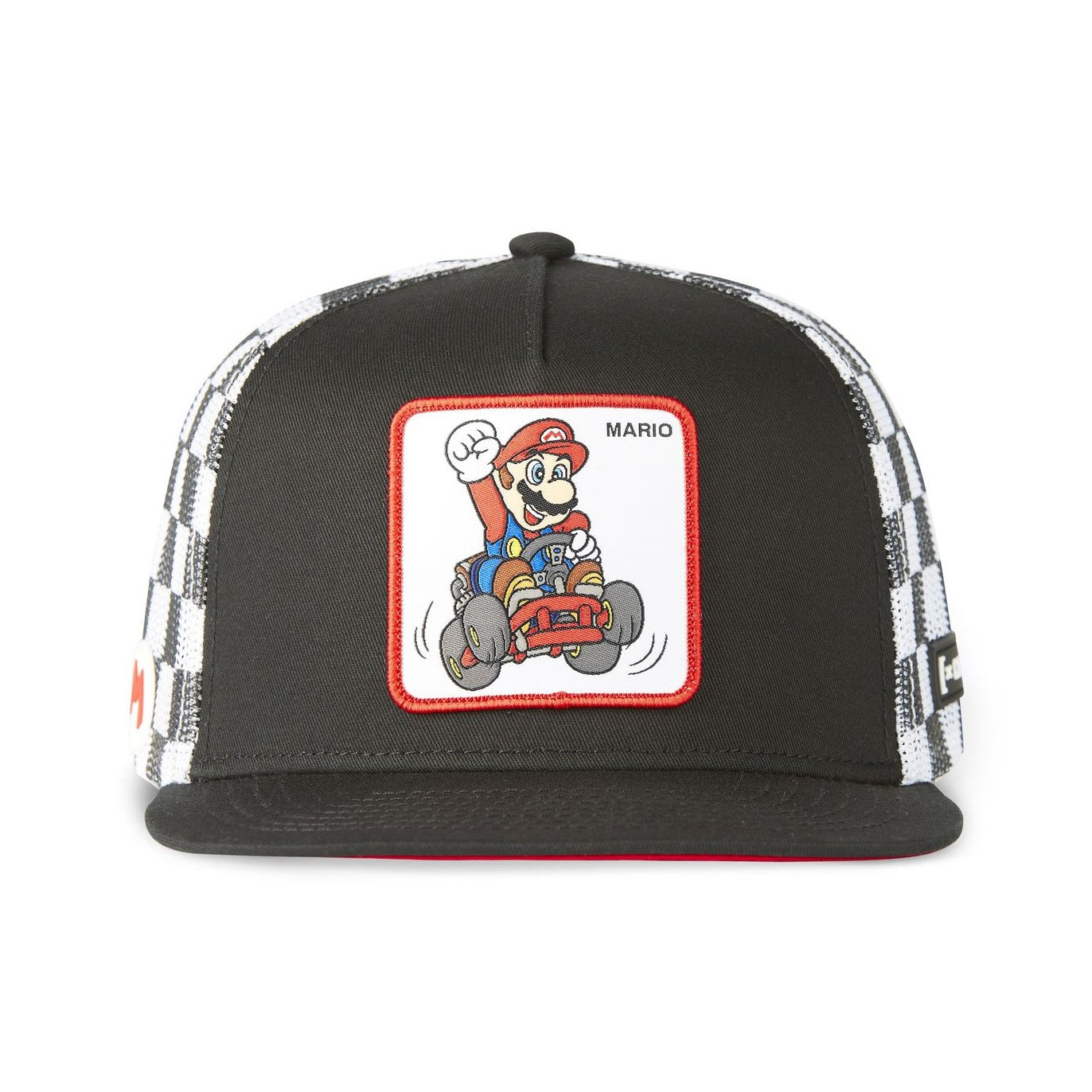 CAPSLAB Casquette Trucker Mario Kart Snapback Noir