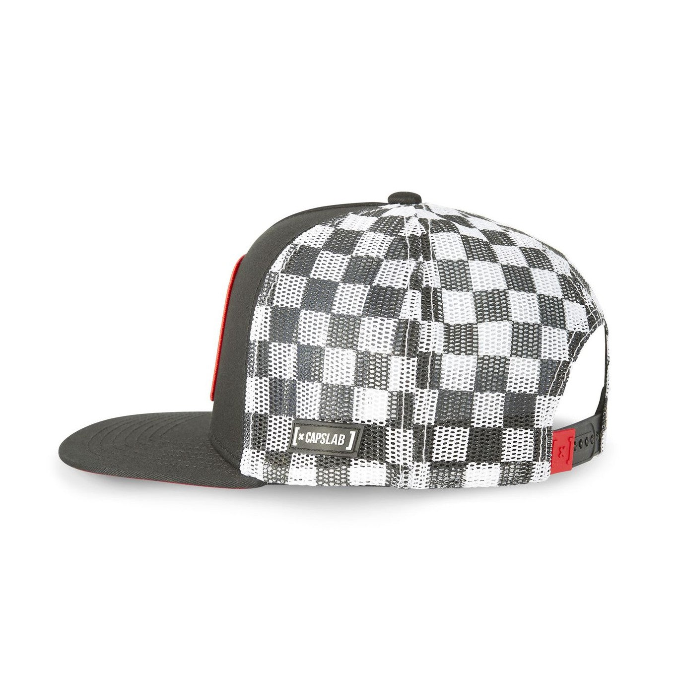 CAPSLAB Casquette Trucker Mario Kart Snapback Noir