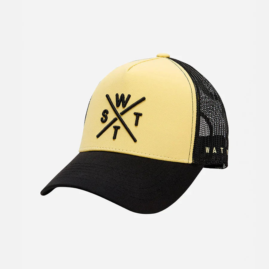 WATTS CASQUETTE TRIBE  - JAUNE PASTEL