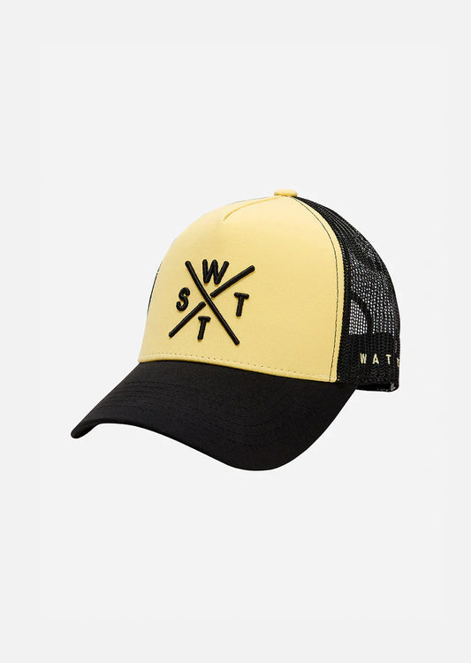 WATTS CASQUETTE TRIBE  - JAUNE PASTEL