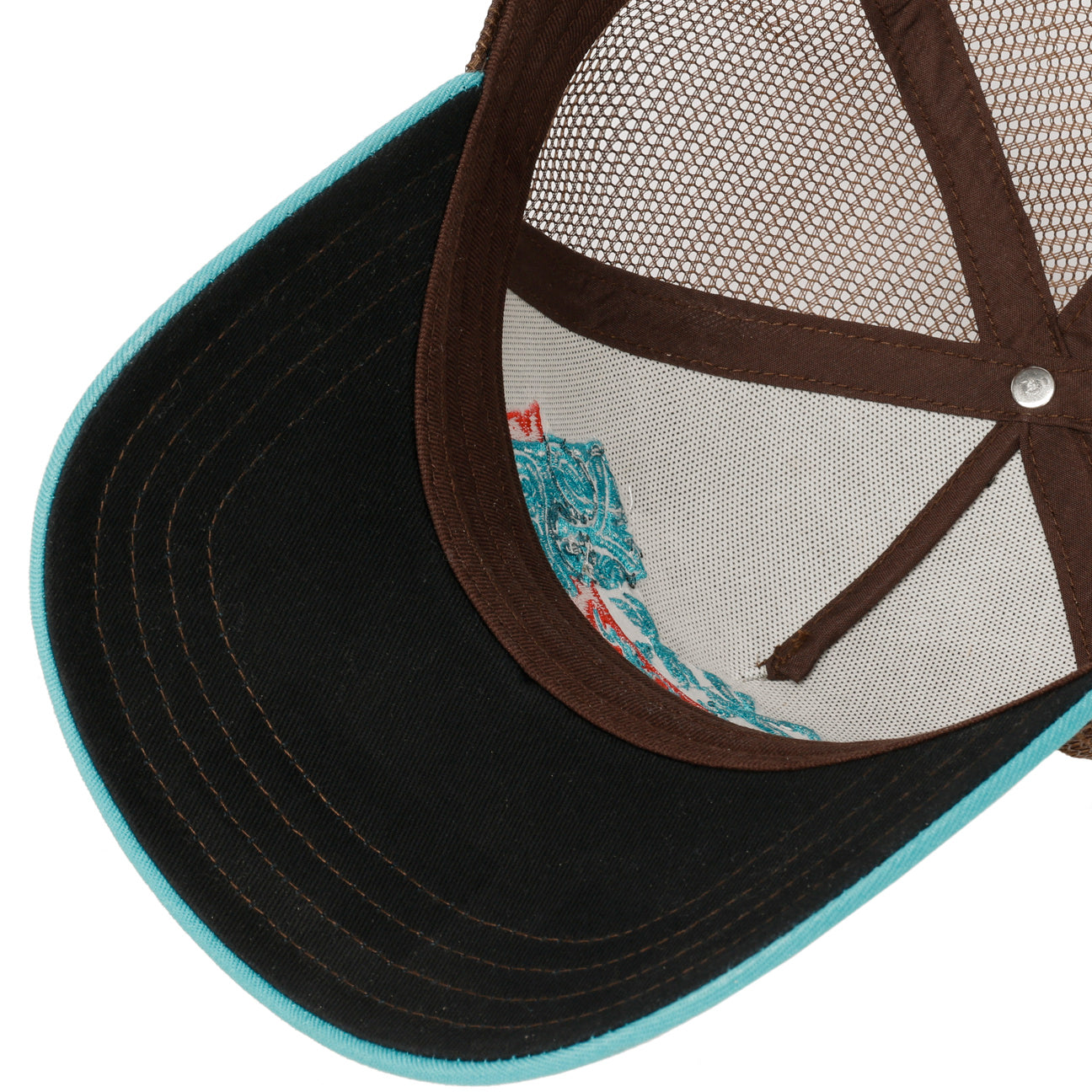 Stetson Casquette Tiki Lounge Teal/Marron