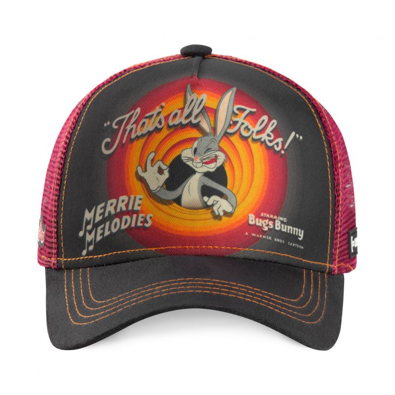 CAPSLAB Casquette Looney Tunes That's All Folks Trucker par Freegun