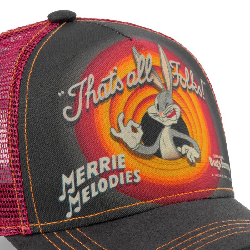 CAPSLAB Casquette Looney Tunes That's All Folks Trucker par Freegun