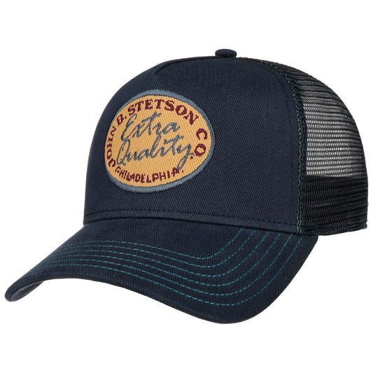Stetson Casquette Vintage Brushed Twill Bleue