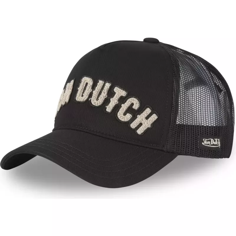 Von Dutch Casquette Trucker Noire avec Boucle