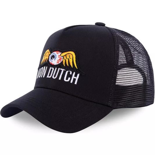 Von Dutch Casquette EYEPATCH Noire Trucker