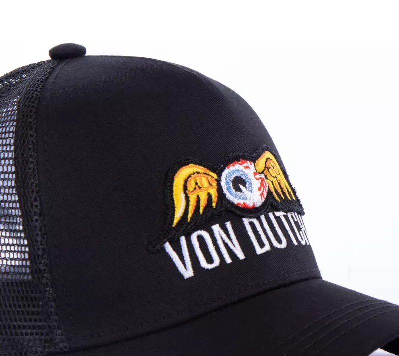 Von Dutch Casquette EYEPATCH Noire Trucker