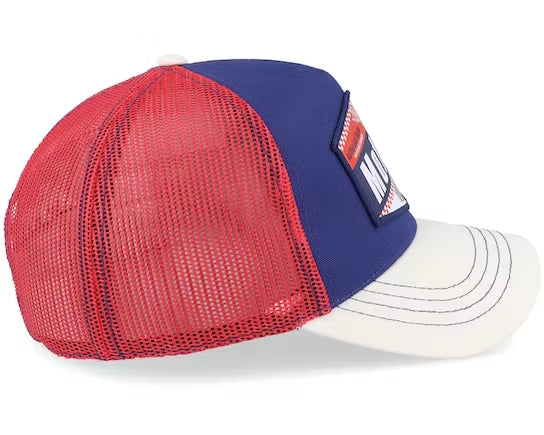 Von Dutch Casquette Moto GP Marine, Blanche & Rouge