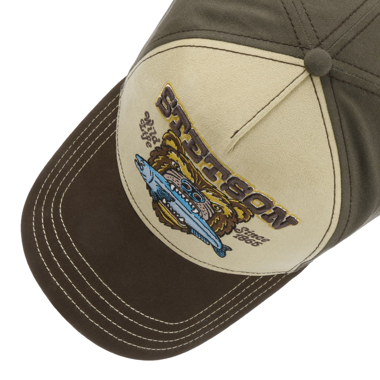 Stetson Casquette Wild Life Since 1865 Beige-Marron