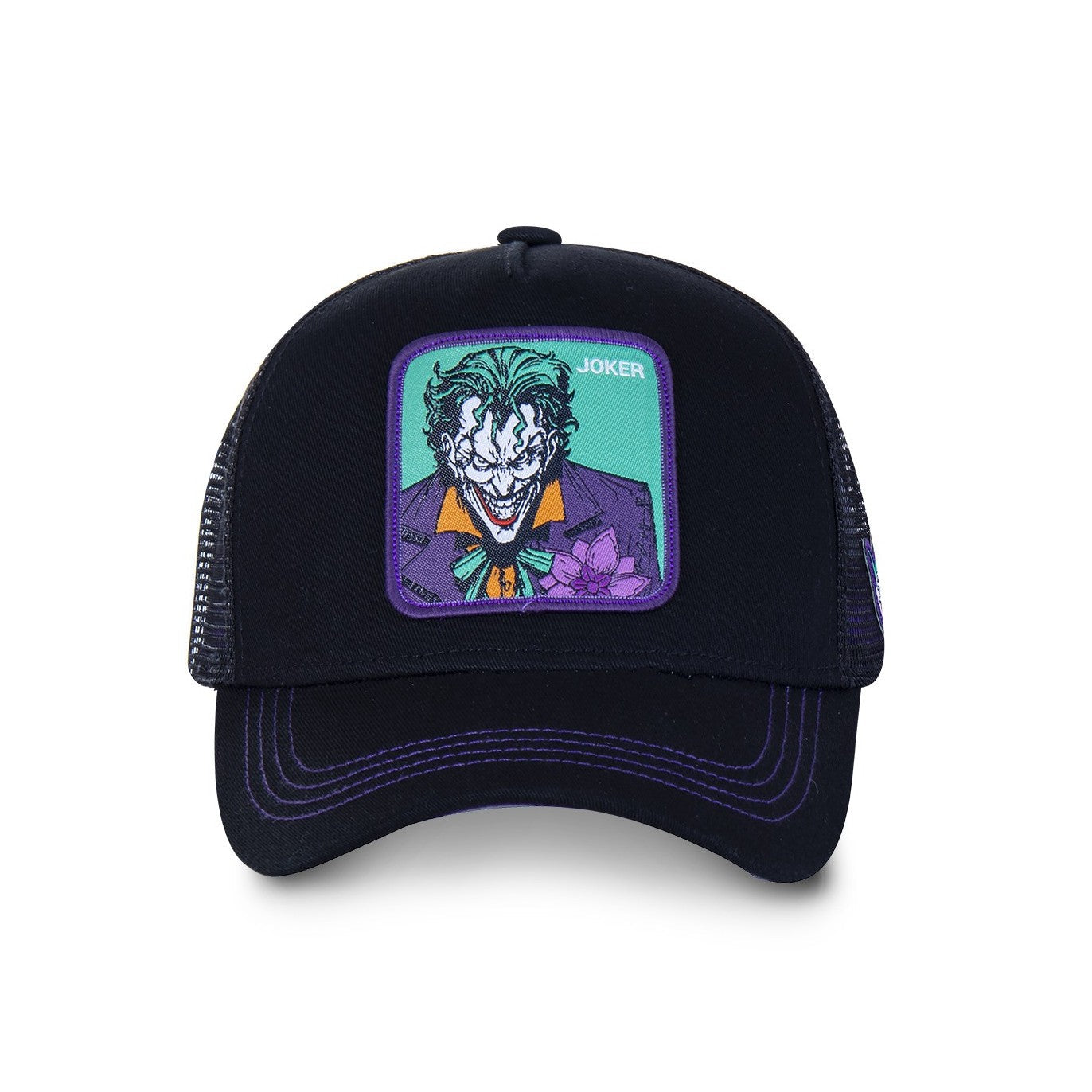 CAPSLAB Casquette Trucker Dc Comics Joker Snapback Noir