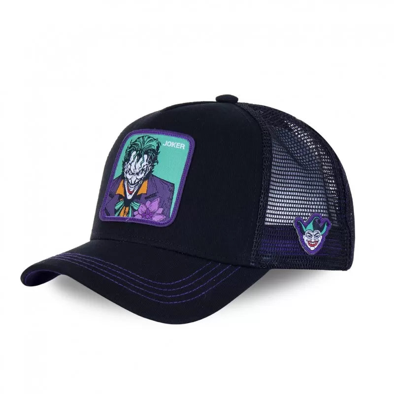 CAPSLAB Casquette Trucker Dc Comics Joker Snapback Noir