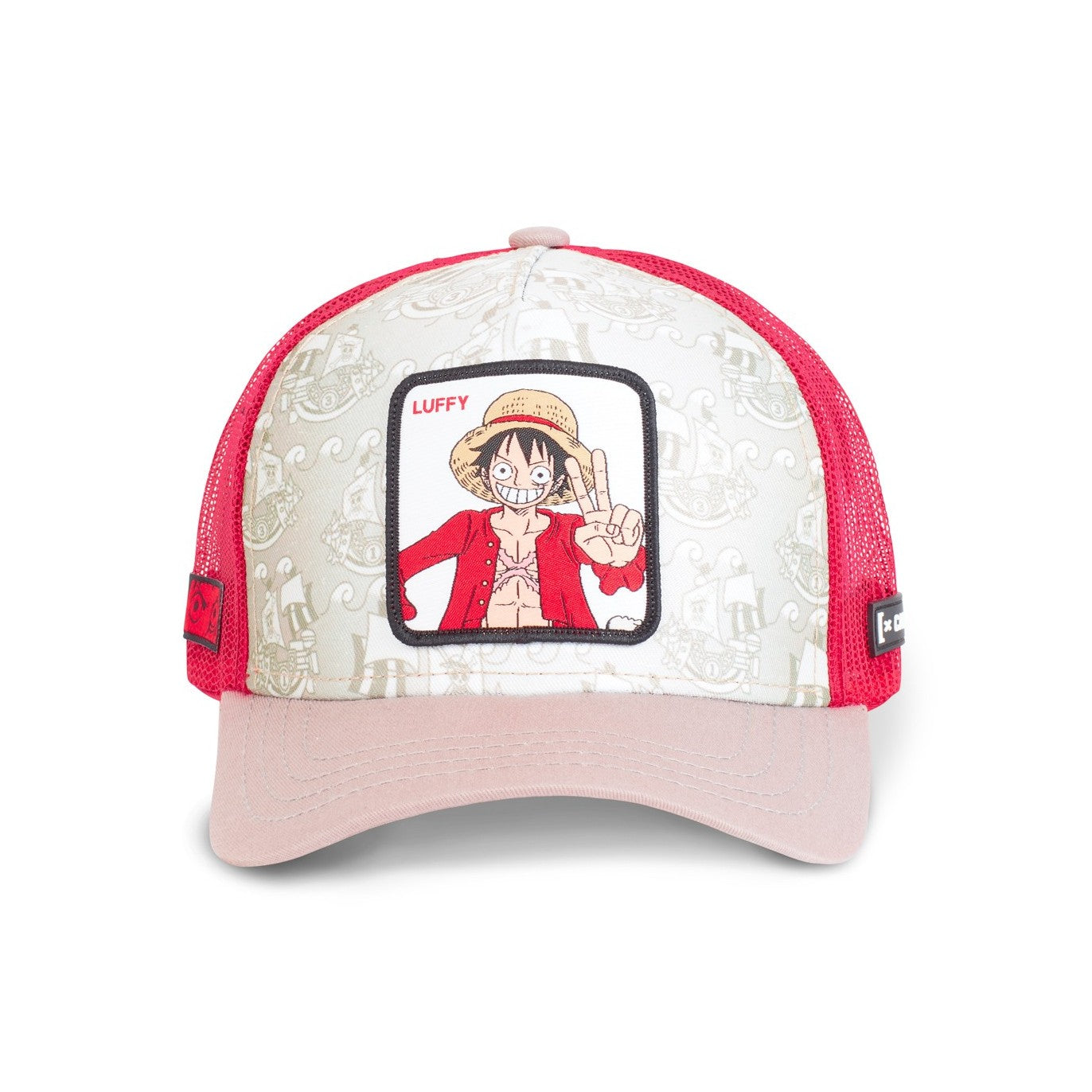 CAPSLAB Casquette One Piece Luffy Beige