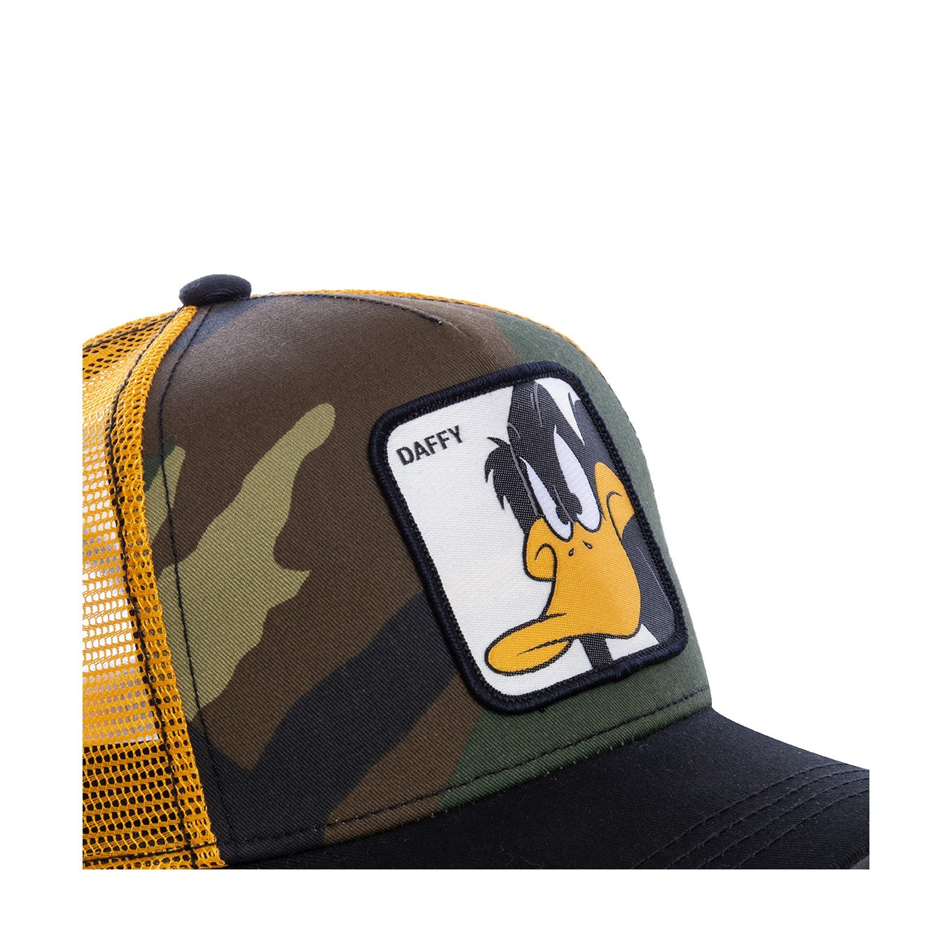 CAPSLAB Casquette Looney Tunes Daffy Camouflage Jaune