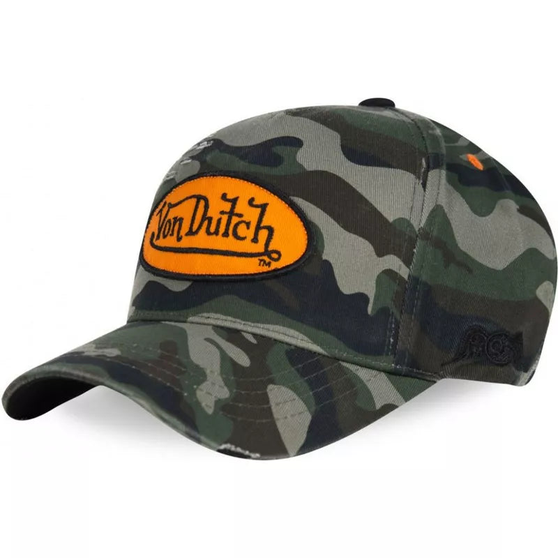 Von Dutch Casquette Trucker Camouflage Orange