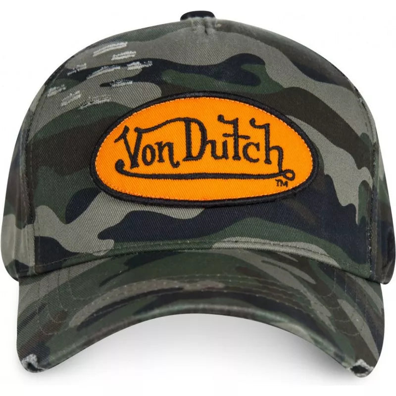 Von Dutch Casquette Trucker Camouflage Orange