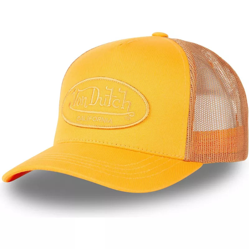 Von Dutch Casquette Marron et Jaune