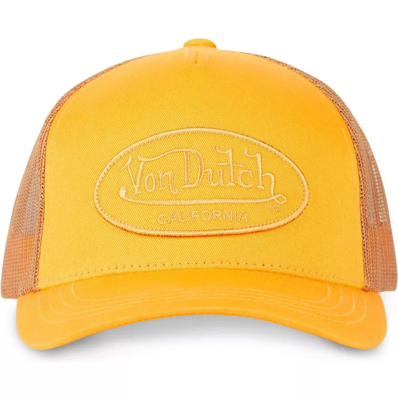 Von Dutch Casquette Marron et Jaune