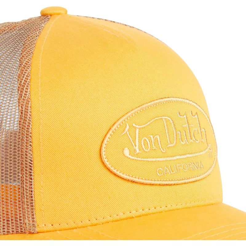 Von Dutch Casquette Marron et Jaune