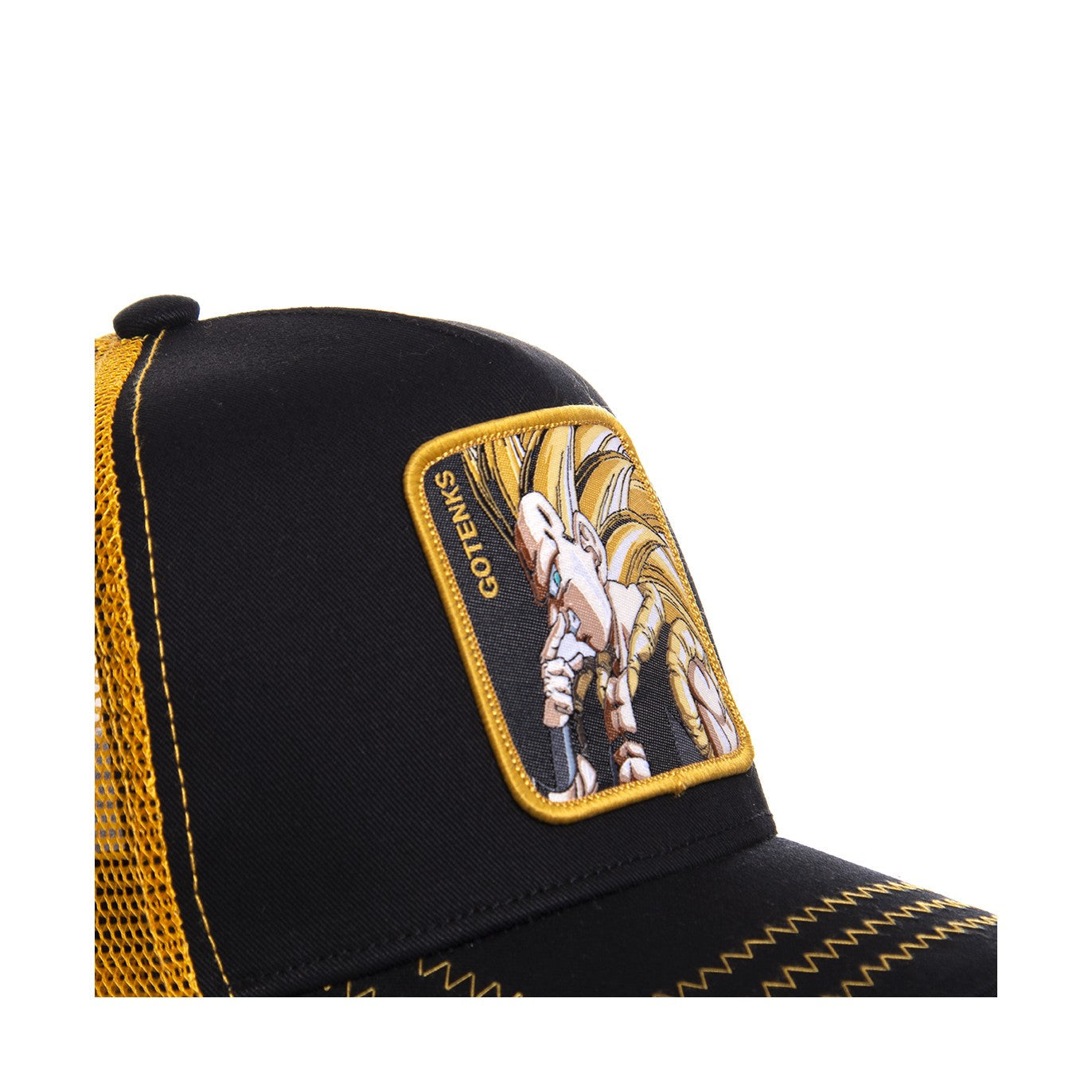 CAPSLAB Casquette Dragon Ball Gotenks Noir/Jaune