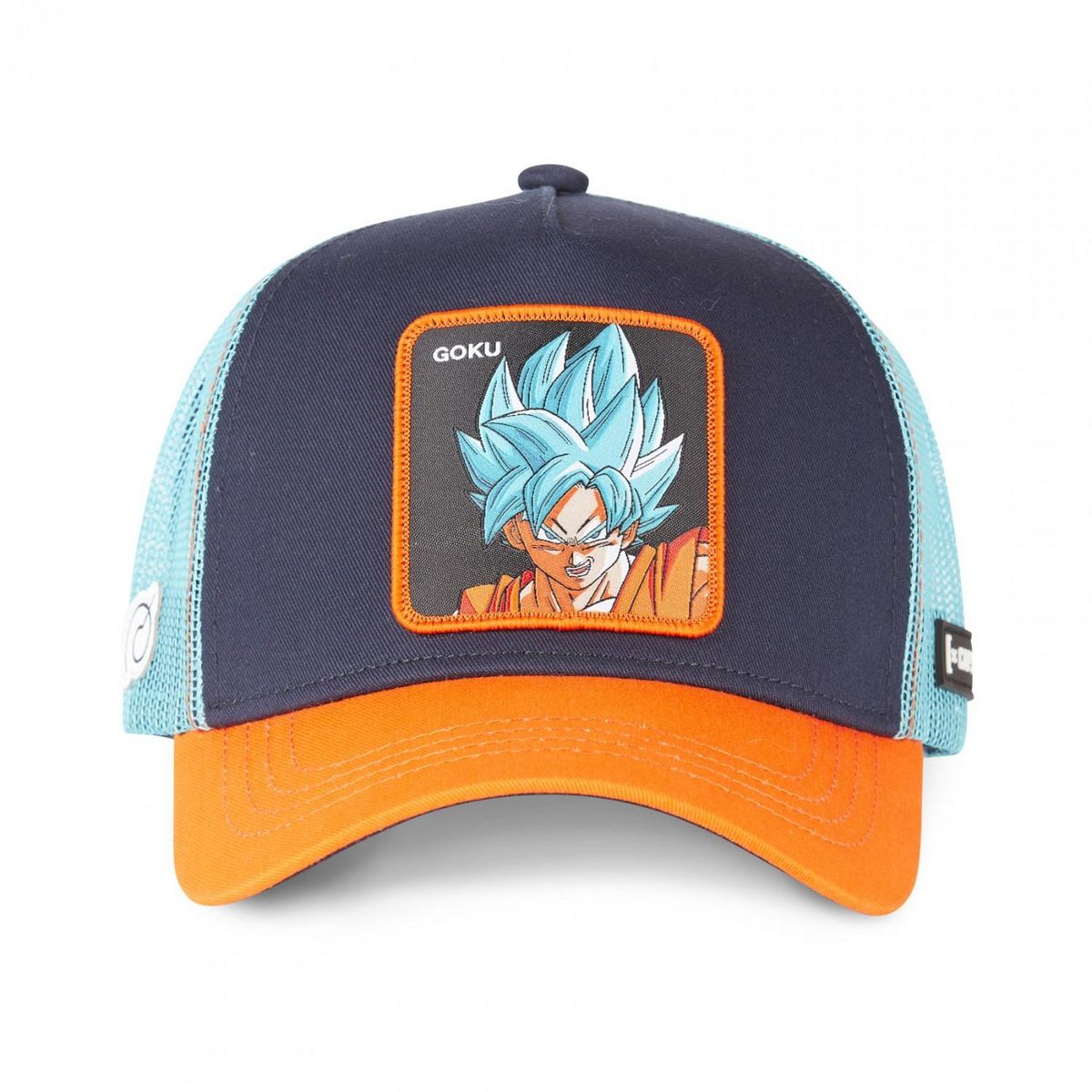 CAPSLAB Casquette Dragon Ball Super Goku SSJ Bleu